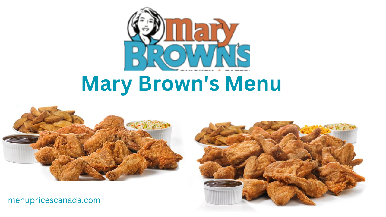 Mary Brown's Chicken Menu
